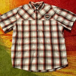 Harley Davidson shirt sleeve check shirt